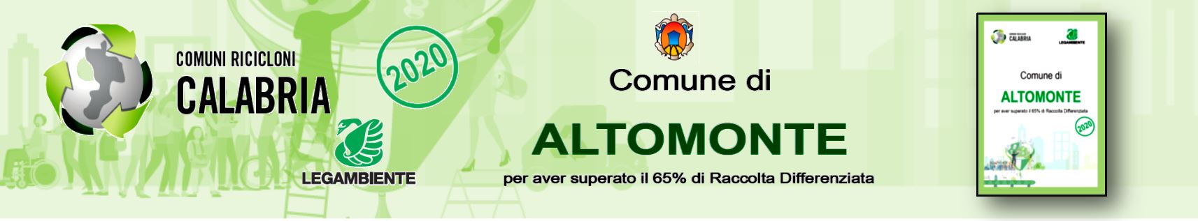 Altomonte - Comune riciclone 2020